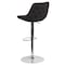 Flash Furniture Contemporary Black Fabric Adjustable Height Barstool with Chrome Base CH-182050X000-BKFAB-GG - alternate 6
